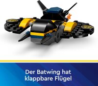 LEGO DC Batman Bathöhle mit Batman, Batgirl und Joker, Superhelden-Spielzeug, Spielzeugauto für Jungen, Mädchen und Junge Superhelden ab 4 Jahren 76272