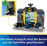 LEGO DC Batman Bathöhle mit Batman, Batgirl und Joker, Superhelden-Spielzeug, Spielzeugauto für Jungen, Mädchen und Junge Superhelden ab 4 Jahren 76272