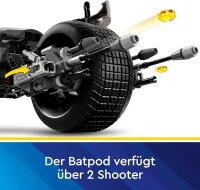 LEGO DC Batman: Batman Baufigur mit dem Batpod, Spielzeug zu den Filmen mit dem Superhelden, Abenteuer-Spielset für Kinder, Geschenk für Jungen und Mädchen 76273