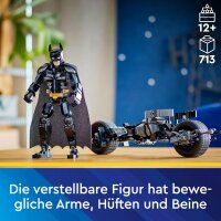 LEGO DC Batman: Batman Baufigur mit dem Batpod, Spielzeug zu den Filmen mit dem Superhelden, Abenteuer-Spielset für Kinder, Geschenk für Jungen und Mädchen 76273