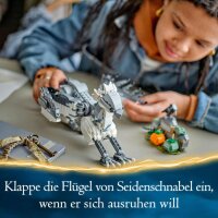 LEGO Harry Potter Hippogreif Seidenschnabel, Fabelwesen-Spielzeug zum Sammeln, kreatives Spielset für Kinder, Geschenk für Jungen, Mädchen und alle Fans 76427