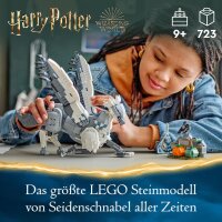 LEGO Harry Potter Hippogreif Seidenschnabel, Fabelwesen-Spielzeug zum Sammeln, kreatives Spielset für Kinder, Geschenk für Jungen, Mädchen und alle Fans 76427