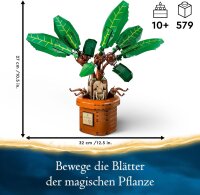 LEGO Harry Potter Zaubertrankpflanze: Alraune, Pflanzen-Spielzeug mit Topf, magisches Geschenk für Mädchen, Jungen und alle Fans, Spielset für fantasievolle Kinder, Wohn-Deko 76433