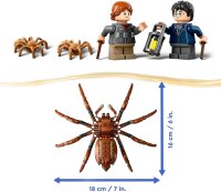 LEGO Harry Potter Aragog im Verbotenen Wald, Fantasy-Spielset mit Spinnen-Figur, Fabelwesen, 2 Minifiguren, magisches Geschenk für Jungen, Mädchen und Fans ab 7 Jahren 76434