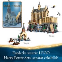 LEGO Harry Potter Schloss Hogwarts: Die Große Halle, Zauberer-Spielzeug zum Sammeln, mit 11 Minifiguren, darunter auch Hermine Granger, magisches Geschenk für Jungen und Mädchen 76435