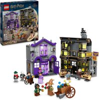 LEGO Harry Potter Ollivanders & Madam Malkins Anzüge, Läden aus der Winkelgasse, Spielset für Kinder, Zauberer-Spielzeug, Fantasy-Geschenke für Mädchen, Jungen und Fans ab 8 Jahren 76439