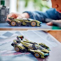 LEGO Speed Champions Lamborghini Lambo V12 Vision GT Supersportwagen, Spielzeugauto mit baubarem Modell für Kinder, Geschenk für Jungen, Mädchen und Gamingfans 76923