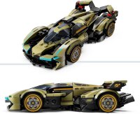 LEGO Speed Champions Lamborghini Lambo V12 Vision GT Supersportwagen, Spielzeugauto mit baubarem Modell für Kinder, Geschenk für Jungen, Mädchen und Gamingfans 76923