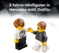 LEGO Speed Champions Mercedes-AMG G 63 & Mercedes-AMG SL 63, Bauset mit 2 Spielzeug-Autos und 2 Fahrer-Minifiguren, Geschenk für Jungen und Mädchen 76924