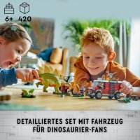 LEGO Jurassic World Dinosaurier-Missionen: Entdeckung des Stegosaurus, Abenteuer-Spielset für Jungen und Mädchen ab 6 Jahren, Geschenk für Fans von Ben und Sammy 76965