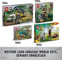 LEGO Jurassic World Dinosaurier-Missionen: Entdeckung des Stegosaurus, Abenteuer-Spielset für Jungen und Mädchen ab 6 Jahren, Geschenk für Fans von Ben und Sammy 76965