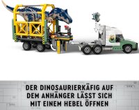 LEGO Jurassic World Dinosaurier-Missionen: Allosaurus-Transporter, Dino-Spielset, Geschenkidee für Kinder mit den Minifiguren Kenji, Darius und Yaz, für Jungen und Mädchen ab 8 Jahren 76966