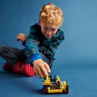 LEGO Technic Schwerlast Bulldozer, Spielzeug-Planierraupe zum Bauen, Ergänze Deine Baustelle, Konstruktionsspielzeug für Kinder, Technik-Geschenk für Jungs und Mädchen ab 7 Jahren 42163