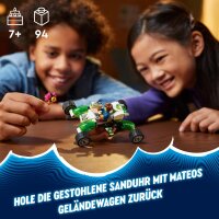 LEGO DREAMZzz Mateos Geländeflitzer, Baue Strandbuggy oder Quadrokopter, Fahrzeug-Bauset mit Auto und Flugzeug-Spielzeug für Kinder, Fantasy-Geschenk für Jungs und Mädchen ab 7 Jahren 71471