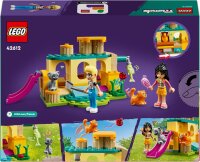 LEGO Friends Abenteuer auf dem Katzenspielplatz, Set mit Spielzeug-Tieren und Figuren, darunter Olly, Liann und 2 Katzenfiguren, Geschenk für Mädchen und Jungen ab 5 Jahren 42612