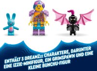 LEGO DREAMZzz Izzies Narwal-Heißluftballon, Meerestiere-Spielzeug, Rette Bunchu vor einem Albgnom, wandlungsfähiges Wal-Spielzeug für Kinder, Geschenk für Mädchen und Jungs ab 7 Jahren 71472