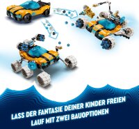 LEGO DREAMZzz Der Weltraumbuggy von Mr. Oz, Set mit Spielzeug-Auto oder Space Shuttle, inklusive Minifiguren Mr. Oz, Albert und Jayden, Weltraum-Geschenk für Jungen und Mädchen ab 8 Jahren 71475