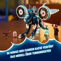 LEGO DREAMZzz Zoeys Katzenmotorrad, Geschenk für Kinder ab 7 Jahren, Tierfigur zum Umbauen, Spielzeugmotorrad, Fantasy-Spielset für Jungen und Mädchen 71479