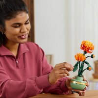 LEGO Icons Chrysantheme, kreatives Bauset für Erwachsene, Pflegeleichte Spielzeug-Pflanze zum Verschenken, Blumendeko aus der Botanik Kollektion, entspannende Aktivität 10368