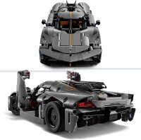 LEGO Technic Koenigsegg Jesko Absolut Supersportwagen in Grau, Bauspielzeug für Jungen und Mädchen, Spielzeugauto für Kinder, Geschenk für Autofans, Dekoration für das Kinderzimmer 42173