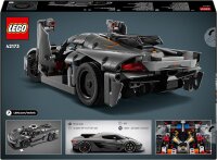 LEGO Technic Koenigsegg Jesko Absolut Supersportwagen in Grau, Bauspielzeug für Jungen und Mädchen, Spielzeugauto für Kinder, Geschenk für Autofans, Dekoration für das Kinderzimmer 42173