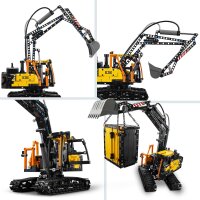 LEGO Technic Volvo FMX LKW mit EC230 Electric Raupenbagger, Kinderspielzeug, Geschenkset für Jungen und Mädchen ab 10 Jahren, Spielzeug-Baufahrzeuge, Bagger-Spielzeugset 42175