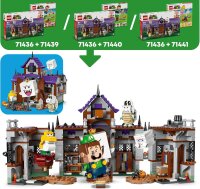 LEGO Super Mario König Buu Huus Spukhaus, Spielzeuggeisterhaus für Kinder, Nintendo Set zum Sammeln, mit Baby Yoshi, Geschenk für Jungen, Mädchen und Gamer ab 8 Jahren 71436