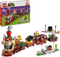 LEGO Super Mario Der Bowser-Schnellzug, Abenteuer-Spielset für Kinder mit Hammer-Bruder, 2 Gumbas und 2 Parapünktchen, Nintendo Geschenk für Jungen, Mädchen und Gamer 71437