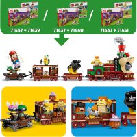 LEGO Super Mario Der Bowser-Schnellzug, Abenteuer-Spielset für Kinder mit Hammer-Bruder, 2 Gumbas und 2 Parapünktchen, Nintendo Geschenk für Jungen, Mädchen und Gamer 71437