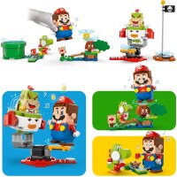 LEGO Super Mario Abenteuer mit dem interaktiven Mario, Set mit Junior-Clown-Kutsche, Spielzeug-Yoshi, Nintendo Geschenk für Jungen, Mädchen und Gamer ab 6 Jahren 71439