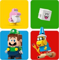 LEGO Super Mario Abenteuer mit dem interaktiven Luigi, Nintendo Geschenk für Jungen, Mädchen und Gamer ab 6 Jahren, Abenteuer-Spielset für Kinder mit rosa Baby Yoshi 71440