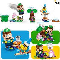 LEGO Super Mario Abenteuer mit dem interaktiven Luigi, Nintendo Geschenk für Jungen, Mädchen und Gamer ab 6 Jahren, Abenteuer-Spielset für Kinder mit rosa Baby Yoshi 71440