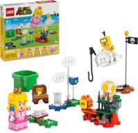 LEGO Super Mario Abenteuer mit der interaktiven Peach, Spielset für Kinder mit gelbem Toad, Nintendo Geschenk für Jungen, Mädchen und alle Gamer ab 6 Jahren 71441