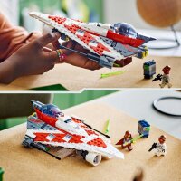 LEGO Star Wars Jedi Bobs Sternjäger, Bauspielzeug, Spielzeug-Sternenschiff Steinen, beliebter Charakter, Geburtstagsgeschenk für Jungen, Mädchen und alle Fans ab 8 Jahren 75388