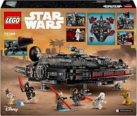 LEGO Star Wars Dunkler Millennium Falke, Sternenschiff-Set, Bauspielzeug für Kinder, Geburtstagsgeschenk für Jungen, Mädchen und Fans, Abenteuer-Spielzeug 75389