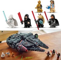 LEGO Star Wars Dunkler Millennium Falke, Sternenschiff-Set, Bauspielzeug für Kinder, Geburtstagsgeschenk für Jungen, Mädchen und Fans, Abenteuer-Spielzeug 75389