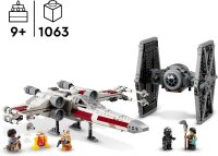 LEGO Star Wars Mashup aus TIE Fighter & X-Wing, baubare Spielzeug-Sternjäger, Geschenkidee für Kinder, anpassbare Sternenschiffe, Geschenk für Jungen, Mädchen und alle Fans 75393