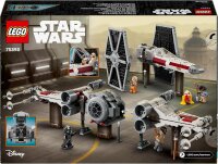 LEGO Star Wars Mashup aus TIE Fighter & X-Wing, baubare Spielzeug-Sternjäger, Geschenkidee für Kinder, anpassbare Sternenschiffe, Geschenk für Jungen, Mädchen und alle Fans 75393