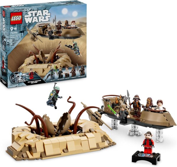 LEGO Star Wars: Die Rückkehr der Jedi-Ritter Wüsten-Skiff und Sarlacc-Grube, Fantasy-Set zum Sammeln und Bauen, Bauspielzeug, Geschenk für Jungen, Mädchen und alle Fans 75396