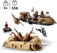 LEGO Star Wars: Die Rückkehr der Jedi-Ritter Wüsten-Skiff und Sarlacc-Grube, Fantasy-Set zum Sammeln und Bauen, Bauspielzeug, Geschenk für Jungen, Mädchen und alle Fans 75396