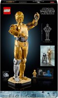 LEGO Star Wars C-3PO B, baubarer Droide, Modell zum Sammeln, Bauen und Ausstellen, nostalgische Geschenkidee für Erwachsene und Fans, Sammlerstück 75398