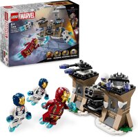 LEGO Marvel Iron Man & Iron Legion vs. Hydra-Soldat, Avengers Bauspielzeug, kreatives Spielset für Kinder und Superheldenfans, Geschenk für Jungen und Mädchen ab 6 Jahren 76288