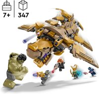 LEGO Marvel Avengers vs. Leviathan, Bauspielzeug, Set mit dem Hulk und den Minifiguren Captain America, Loki, Black Widow und Chitauri, Avengers-Spielset für Jungen und Mädchen ab 7 Jahren 76290