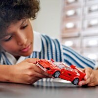 LEGO Speed Champions Ferrari F40 Supersportwagen, Spielset mit baubarem Spielzeugauto und Fahrer-Minifigur, Bauset zum Sammeln für Kinder, Geschenk für Jungen und Mädchen 76934