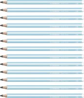 STABILO - Bleistift - Trio dick in blau - 12er Pack -...