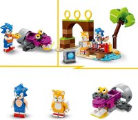 LEGO Sonic The Hedgehog Tails’ Abenteuerboot, interaktives Boot-Spielzeug mit Videospiel-Charakteren und Wasserski, Geschenk für Jungen, Mädchen und Gamer ab 8 Jahren 76997