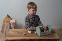 dantoy - Werkzeugkasten Holz in Geschenkbox 26 Teilig