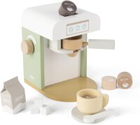 dantoy - Kaffeemaschine holz XL in geschenkbox 14 teilig