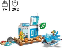 LEGO Animal Crossing Flieg mit Dodo Airlines, Videospiel-Spielset, Flughafen-Spielzeug, Wasserflugzeug und Pilot-Minifigur, Geschenk für Mädchen und Jungen ab 7 Jahren 77051