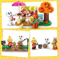 LEGO Animal Crossing K.K. spielt auf dem Festplatz, Bauspielzeug mit Café und Auto aus den Videospielen, Spielset für Mädchen und Jungen ab 7 Jahren, Geschenk für Kinder 77052